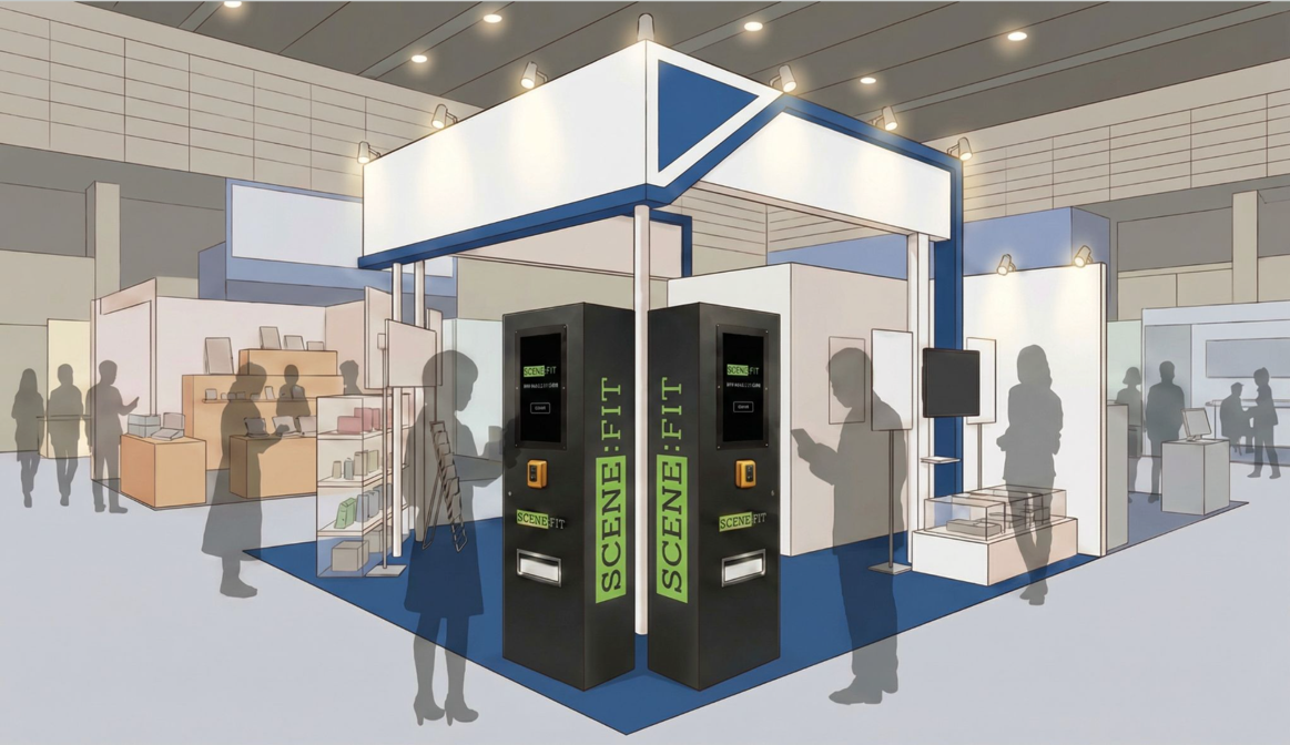 展示会・トレードショーへの導入イメージ